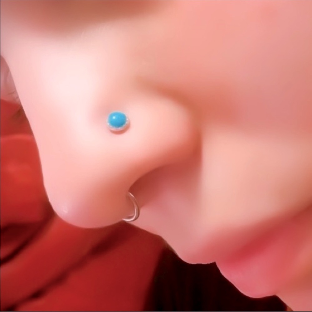 Turquoise Nose Ring